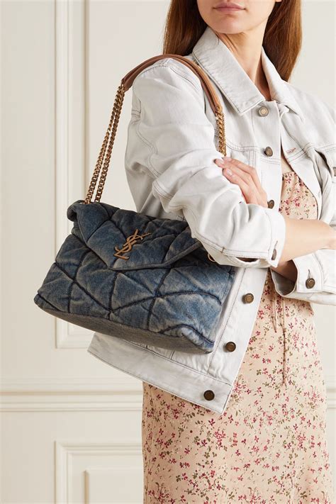 ysl loulou puffer small vs medium